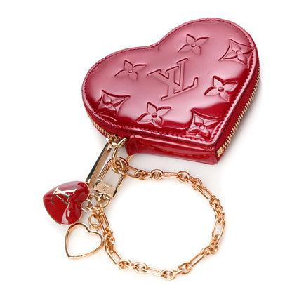 Louis Vuitton Vernis Coeur Heart Coin Purse Pomme D'Amour 9 of 9