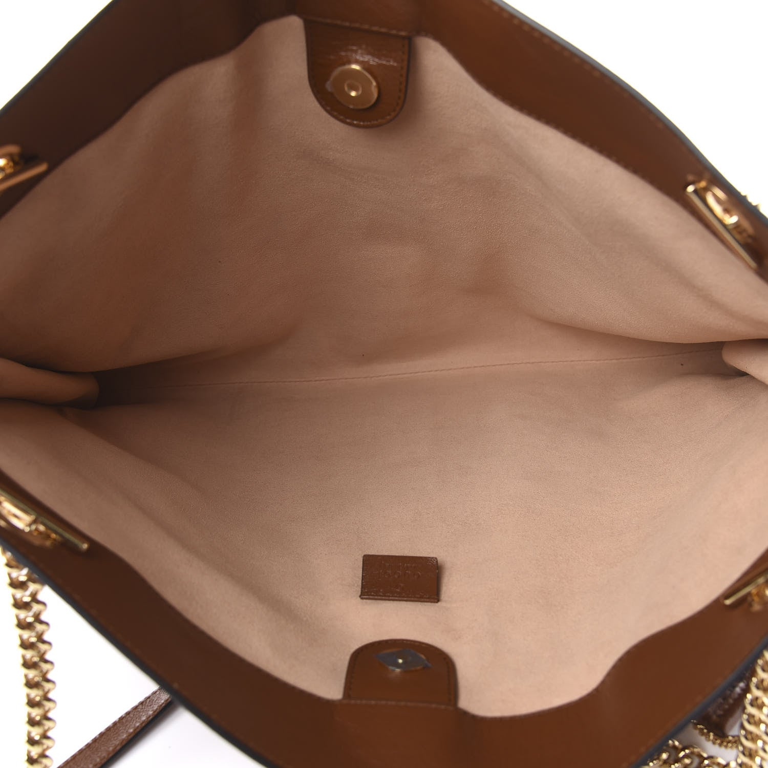 Gucci Calfskin Large Rajah Chain Tote Cuir 5 of 10