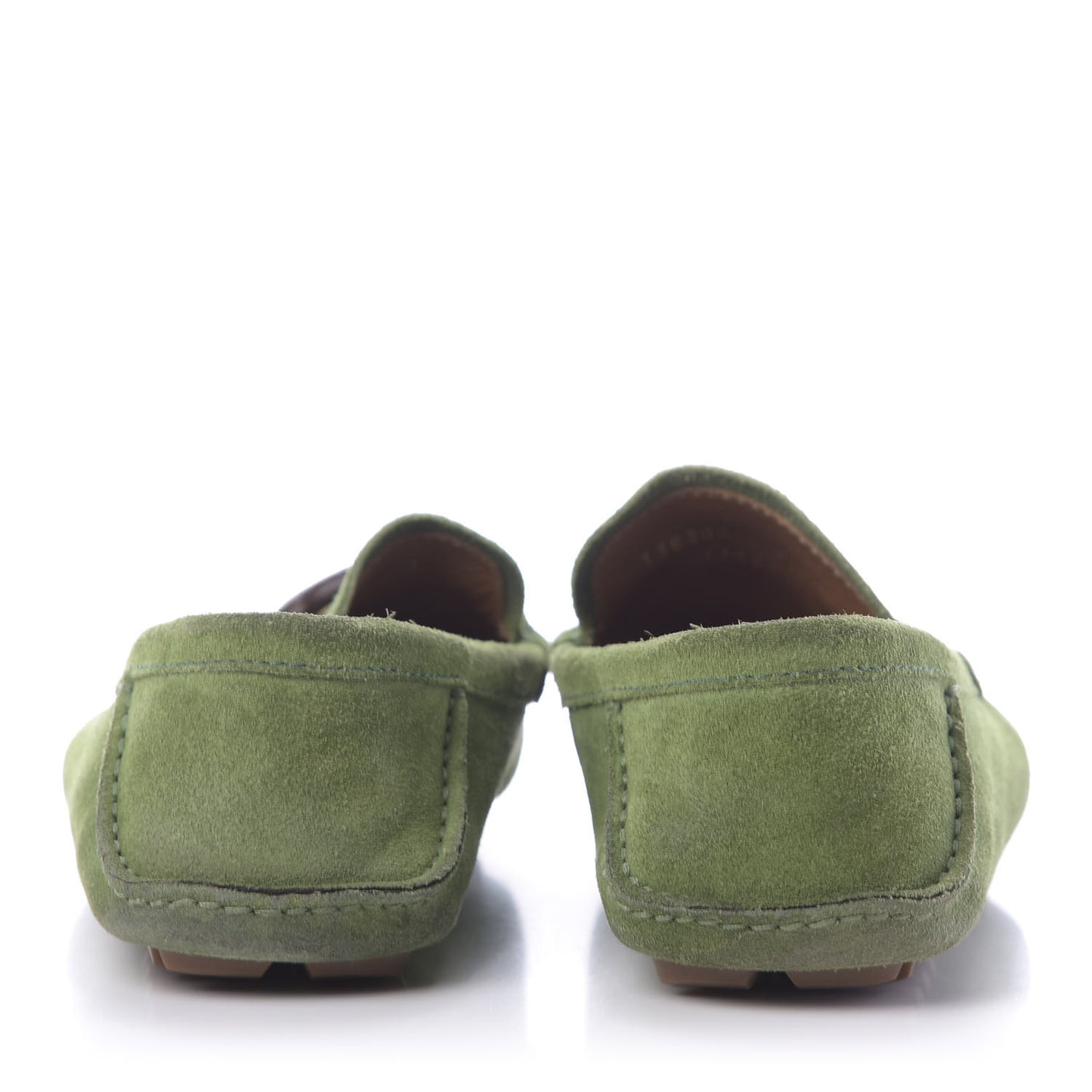 Suede Mens Bamboo Horsebit Moccasin 9 Green