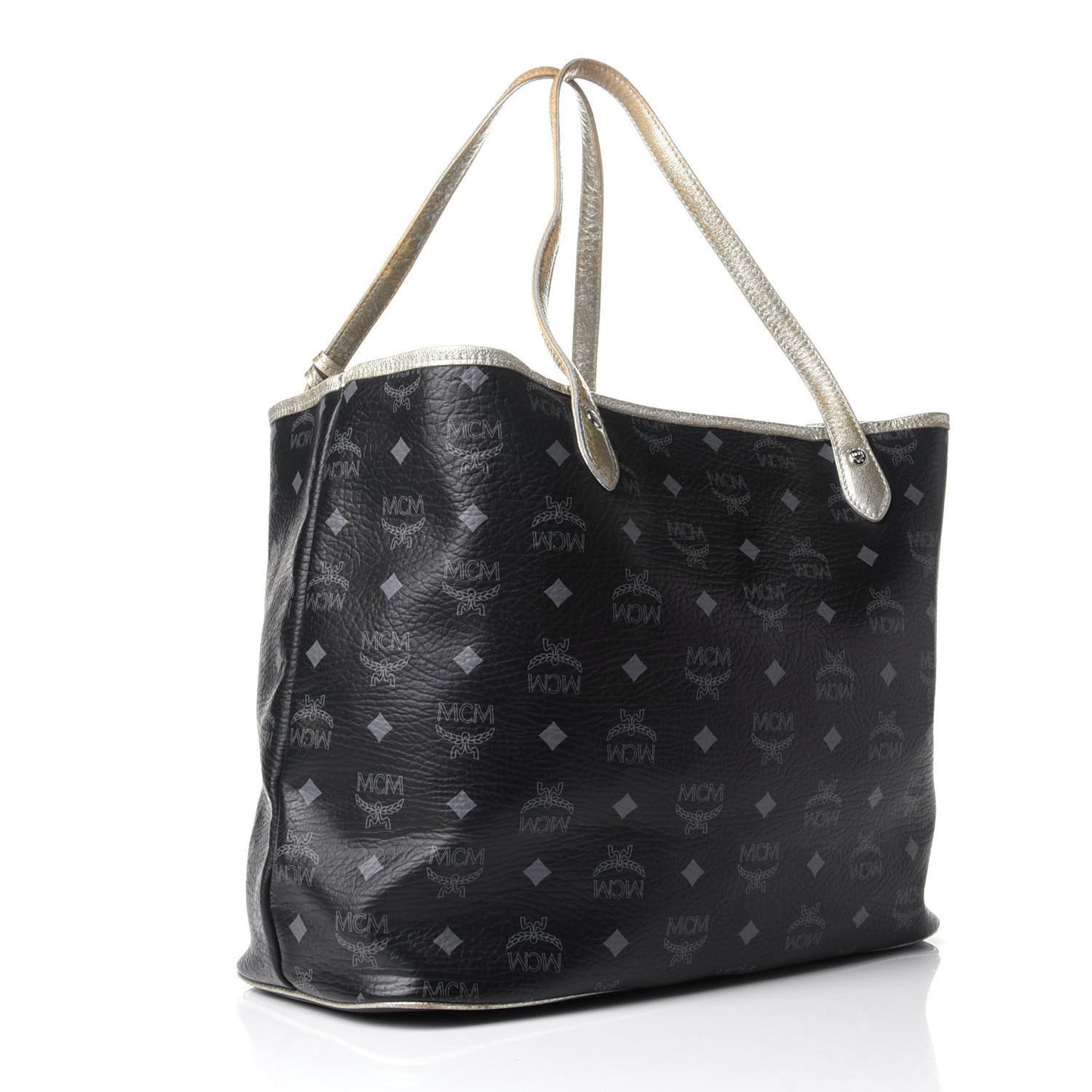 Visetos Striped Munich Lion Tote Black