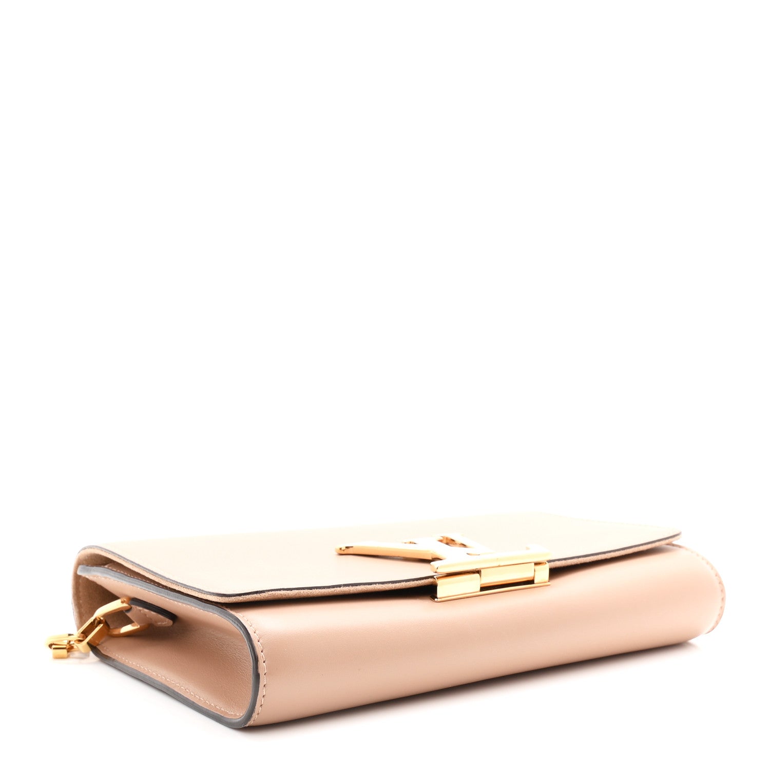Louis Vuitton Calfskin Chain Louise MM Nude 4 of 10
