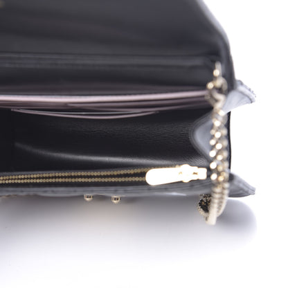 Christian Dior Lambskin Cannage Miss Dior Promenade Pouch Black 5 of 11