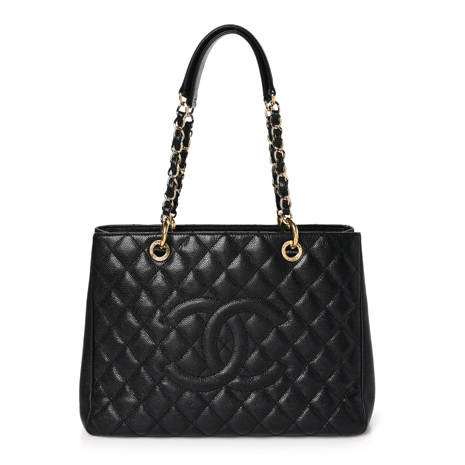 Chanel Caviar Quilted Grand Shopping Tote GST Black 1 of 11