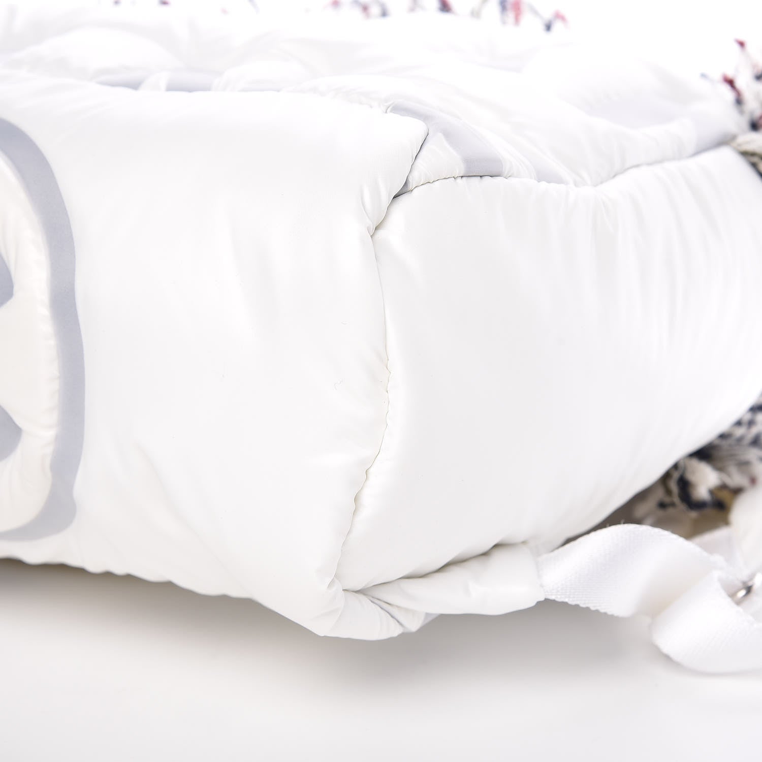 Chanel Nylon Tweed Coco Neige Small Doudoune Backpack Ivory 6 of 10