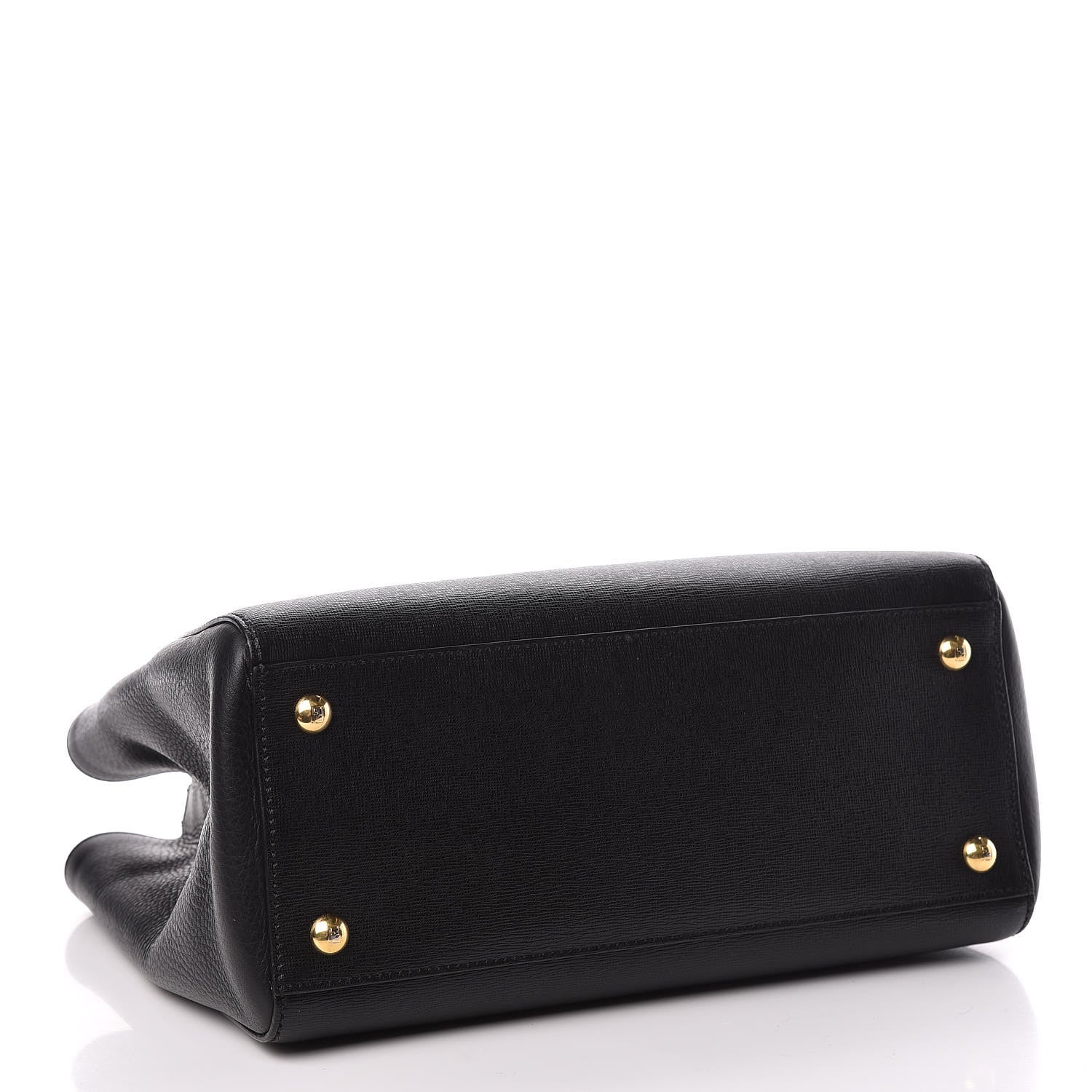 Fendi Vitello Elite Petite 2Jours Tote Black 4 of 12