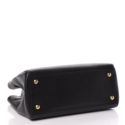 Fendi Vitello Elite Petite 2Jours Tote Black 4 of 12
