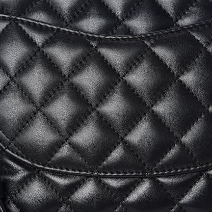 Chanel Lambskin Quilted Small Urban Spirit Backpack Black 12 of 14