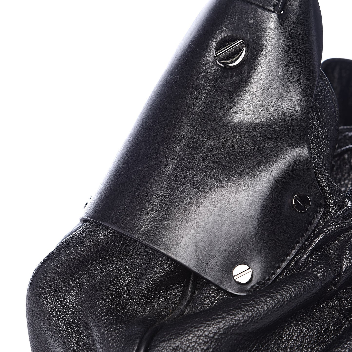 Calfskin Warrior Hobo Black