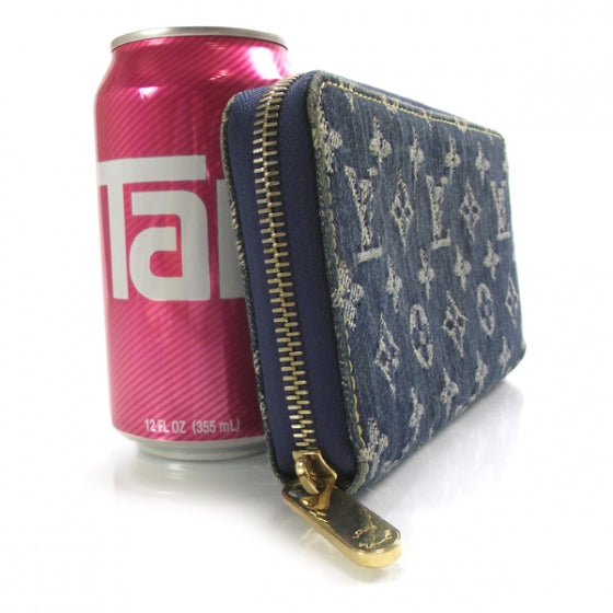 Denim Zippy Wallet