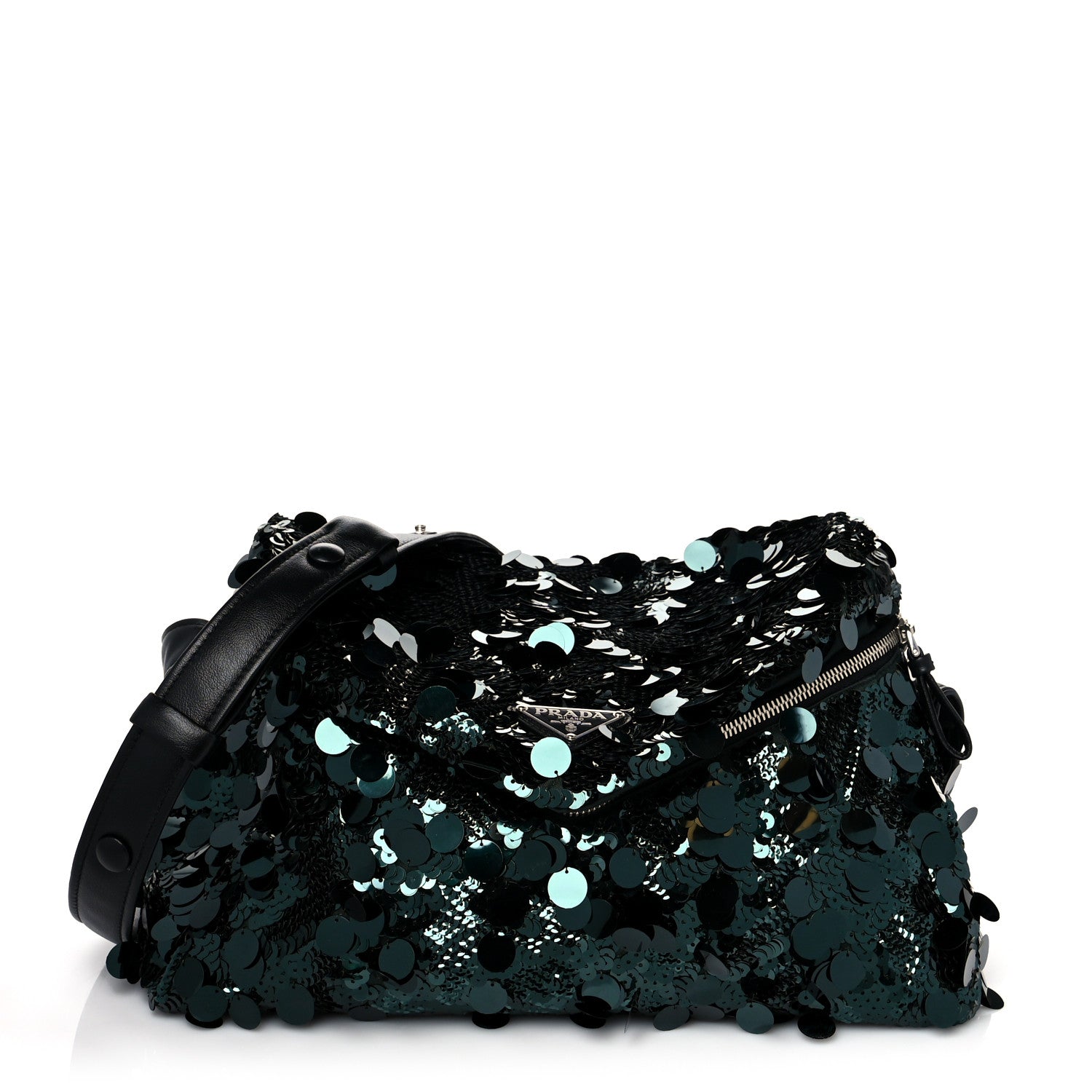 Prada Paillettes Vitello Signaux Bag Bottiglia 1 of 9