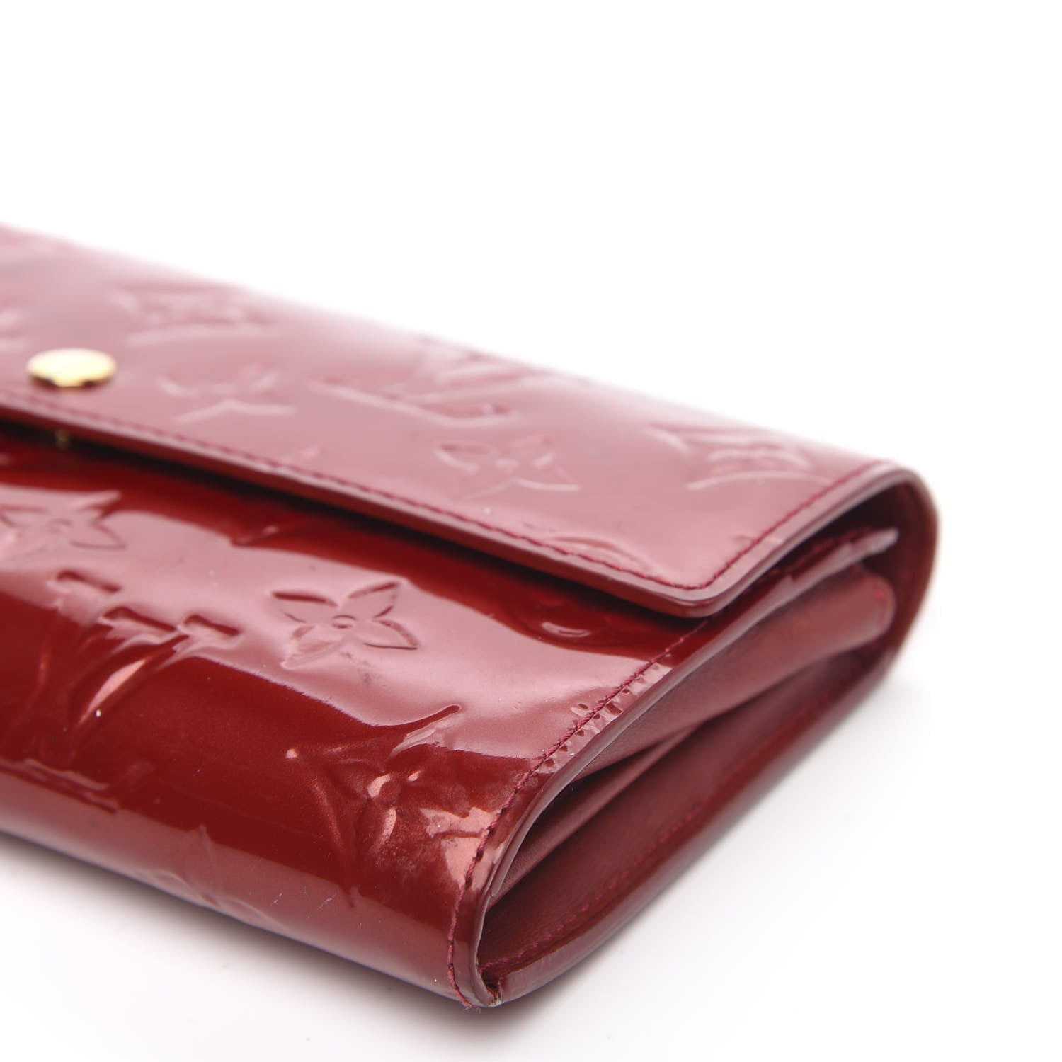 Louis Vuitton Vernis Sarah Wallet Pomme D'Amour 10 of 12