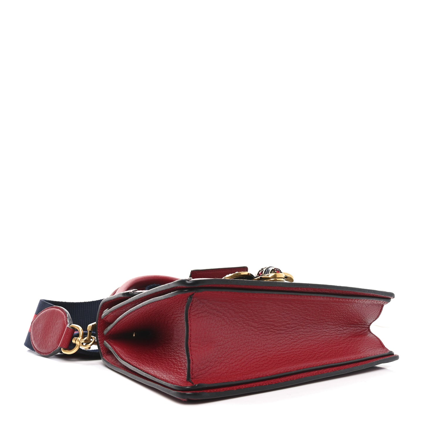 GG Supreme Monogram Small Queen Margaret Top Handle Bag Red