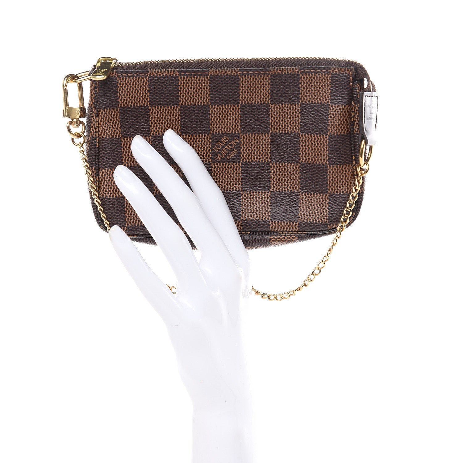 Louis Vuitton Damier Ebene Mini Pochette Accessories 2 of 7