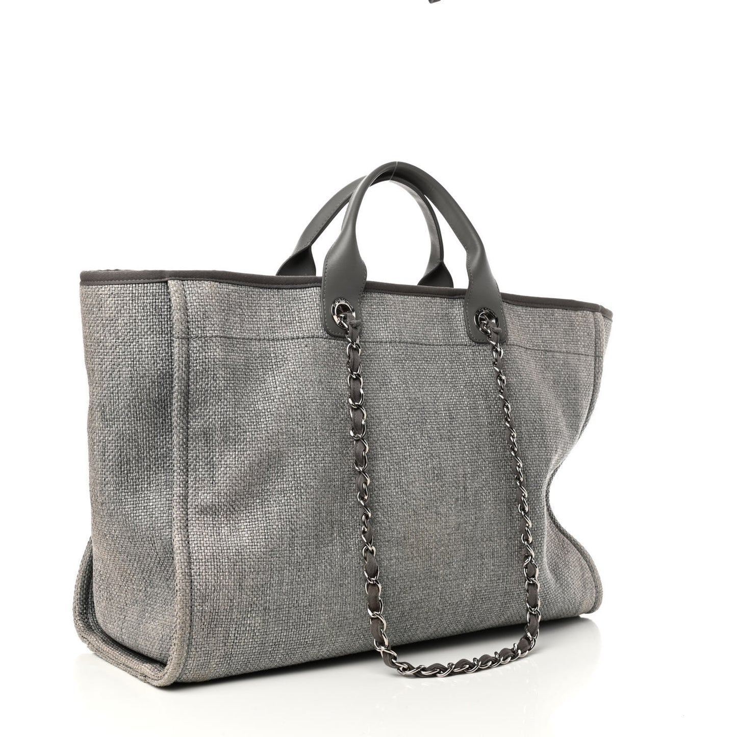 Canvas Large Deauville Tote Grey