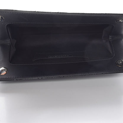 Chanel Patent CC Quilted Timeless Clutch Black 5 of 7