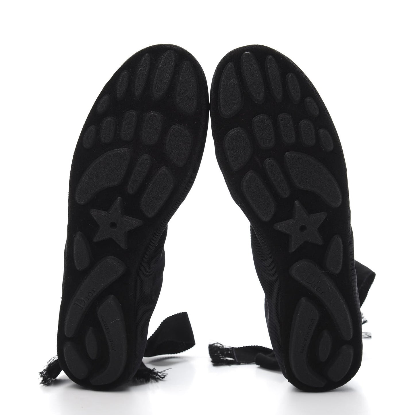Micro Resille Academy Lace-Up Ballerina Flats 38 Black