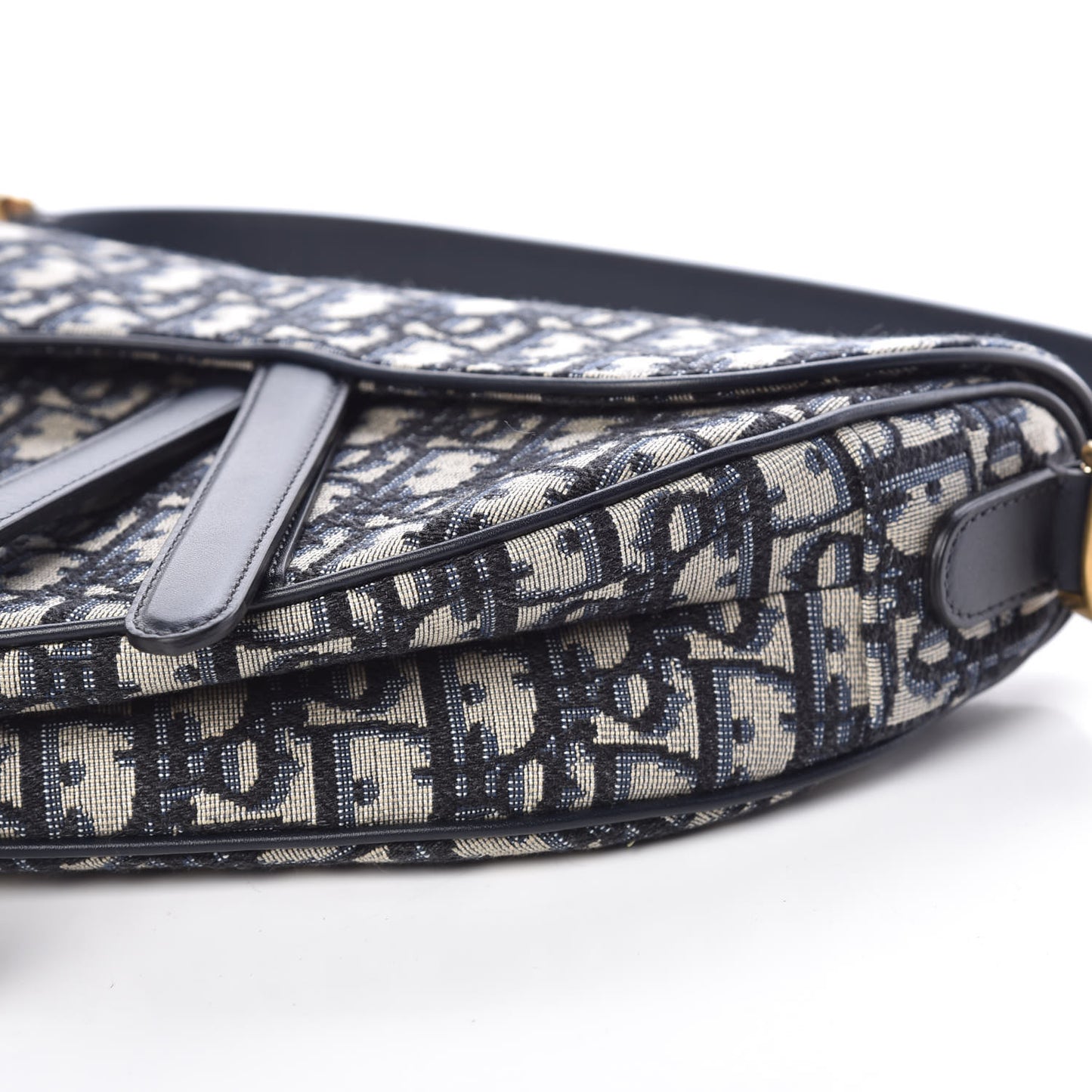 Oblique Saddle Bag Blue