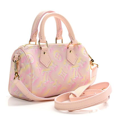 Louis Vuitton Empreinte Monogram Summer Stardust Nano Speedy Pink 3 of 9