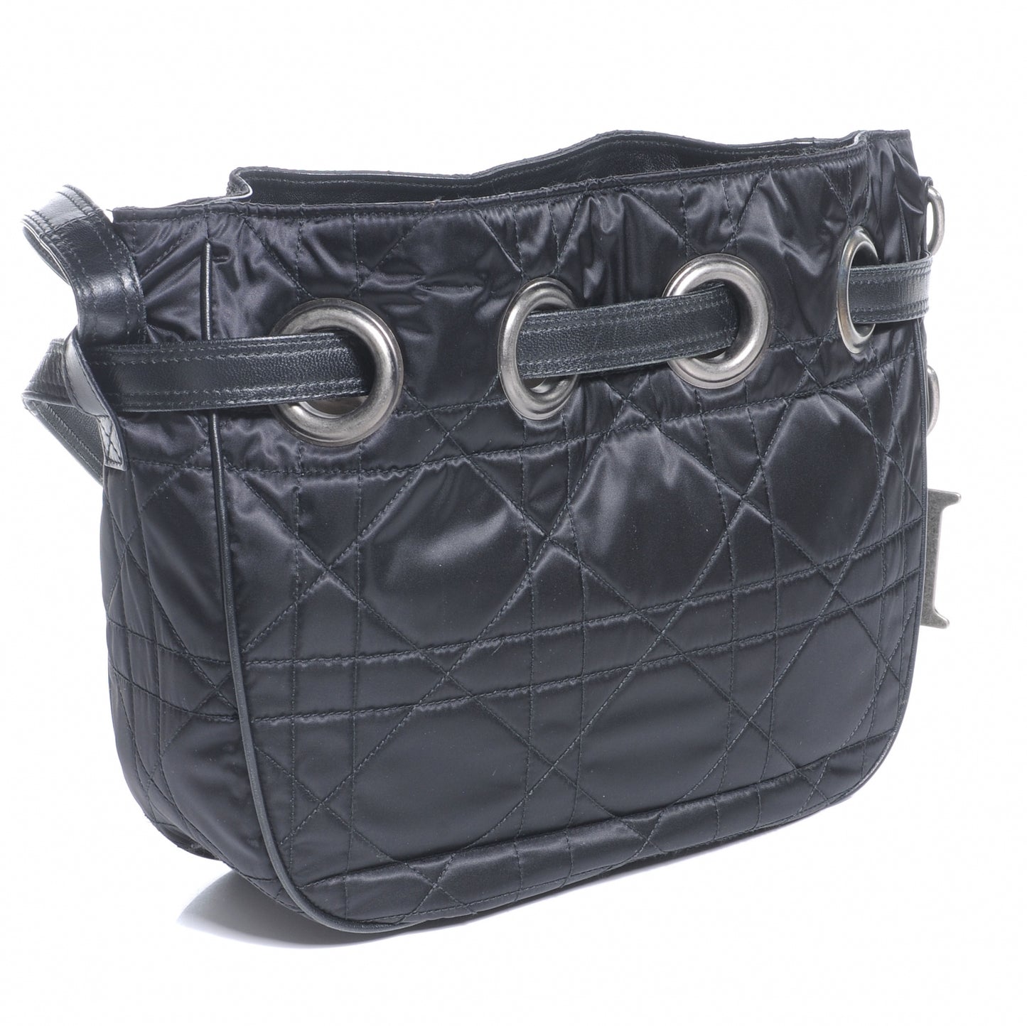 Nylon Cannage Drawstring Black