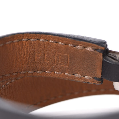 Hermes Swift Rivale Double Tour Bracelet S Black 4 of 7