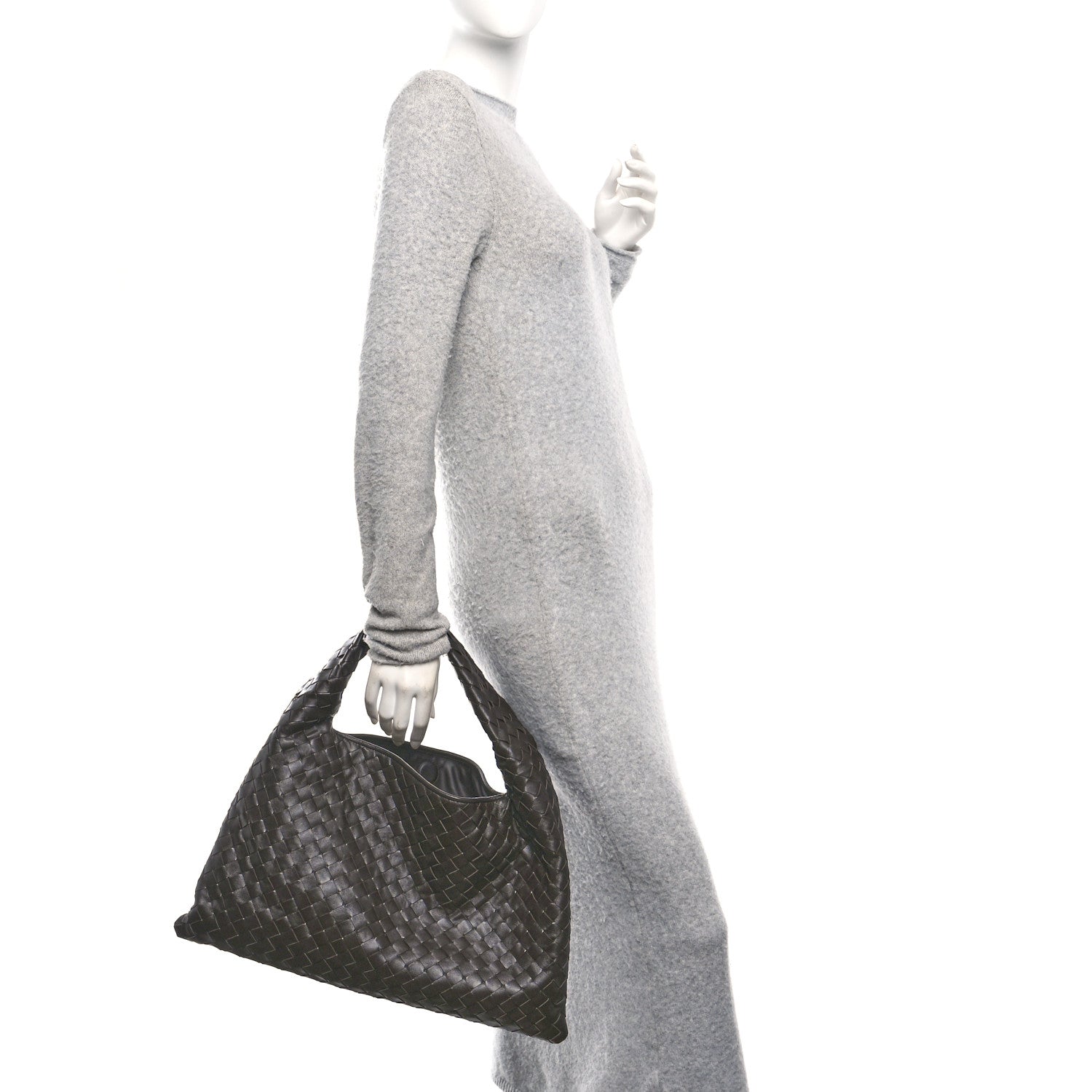 Bottega Veneta Calfskin Intrecciato Small Hop Fondant 2 of 11