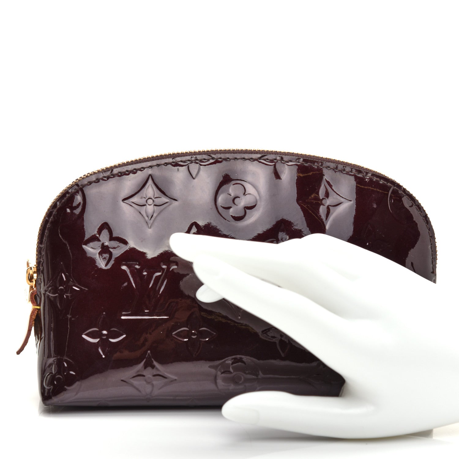 Louis Vuitton Vernis Cosmetic Pouch Amarante 2 of 8