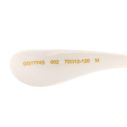 Gucci Mask Shaped Frame Sunglasses GG1774S White 6 of 9