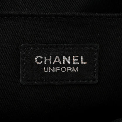 Chanel Grained Calfskin Quilted Waist Belt Bag Black 6 of 12