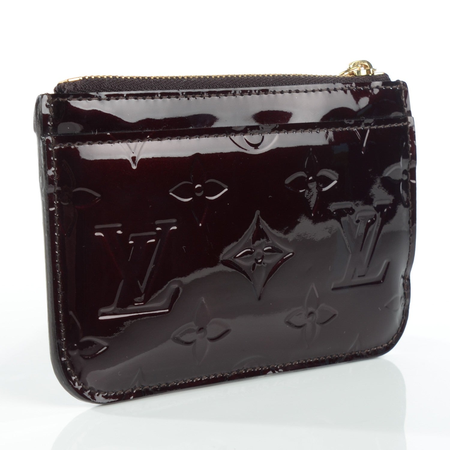 Louis Vuitton Vernis Key Pouch Amarante 3 of 7