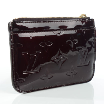 Louis Vuitton Vernis Key Pouch Amarante 3 of 7