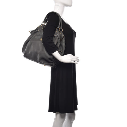 Louis Vuitton Mahina L Anthracite 2 of 10