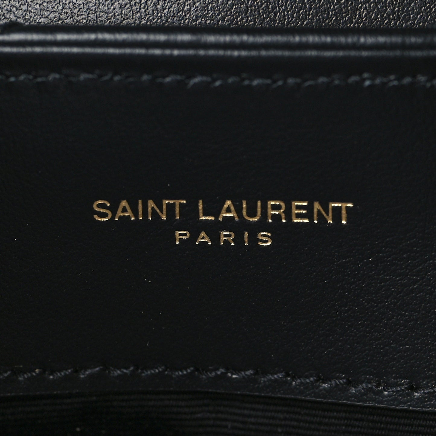 Calfskin Y Quilted Monogram Medium Loulou Chain Satchel Black