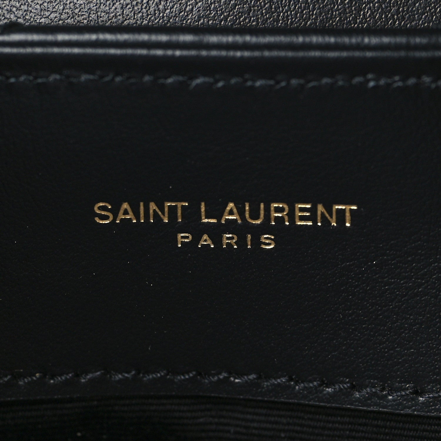 Saint Laurent Calfskin Y Quilted Monogram Medium Loulou Chain Satchel Black 6 of 9