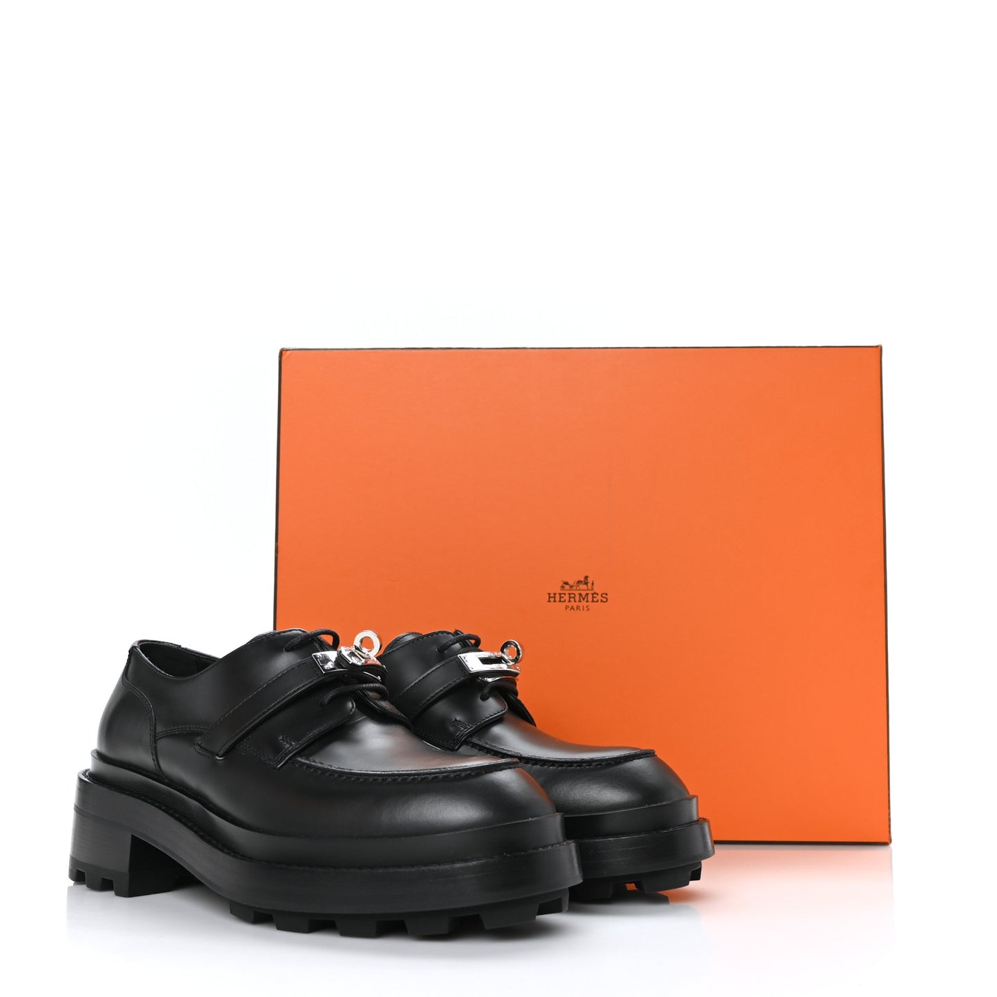 Glossed Calfskin First Oxford 37 Black