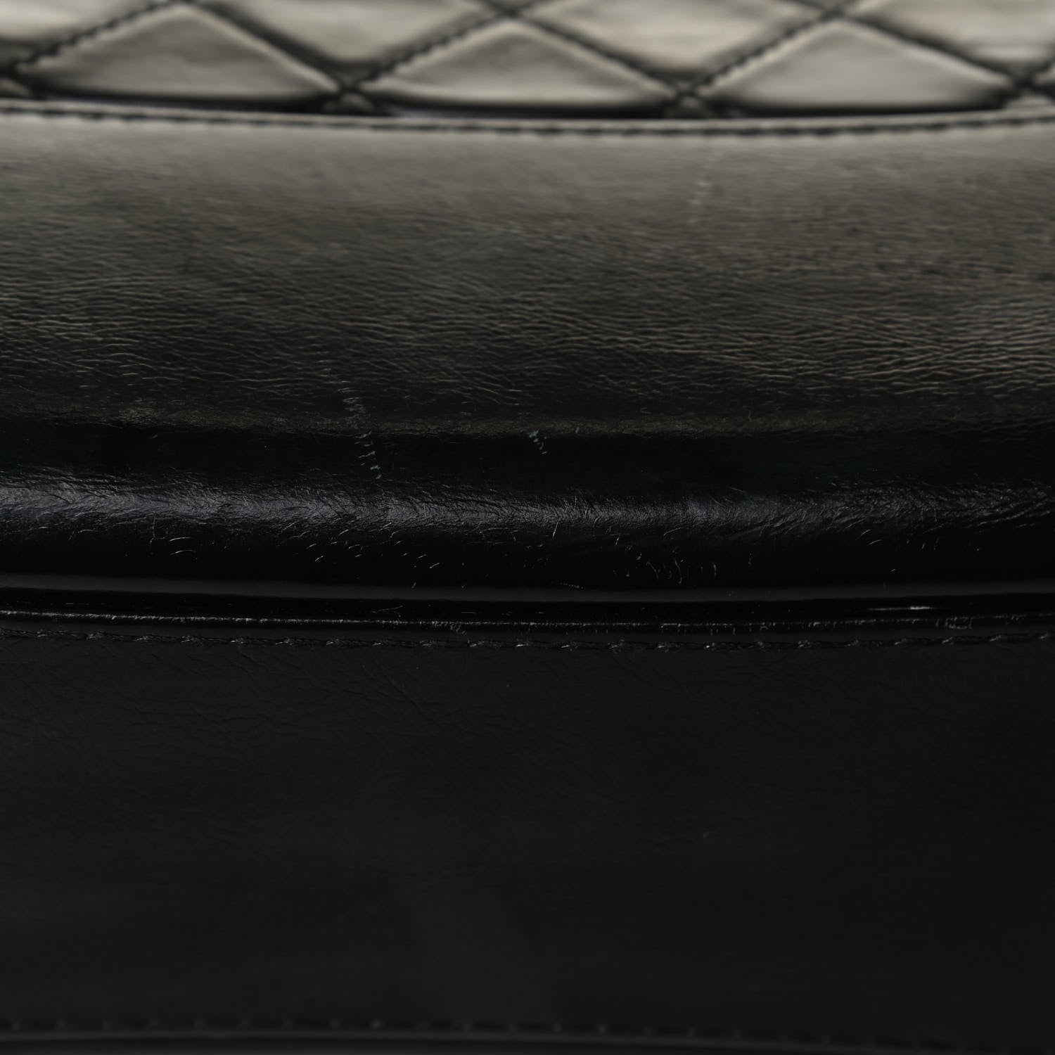 Chanel Aged Calfskin Quilted Medium Gabrielle Hobo Black 13 of 16