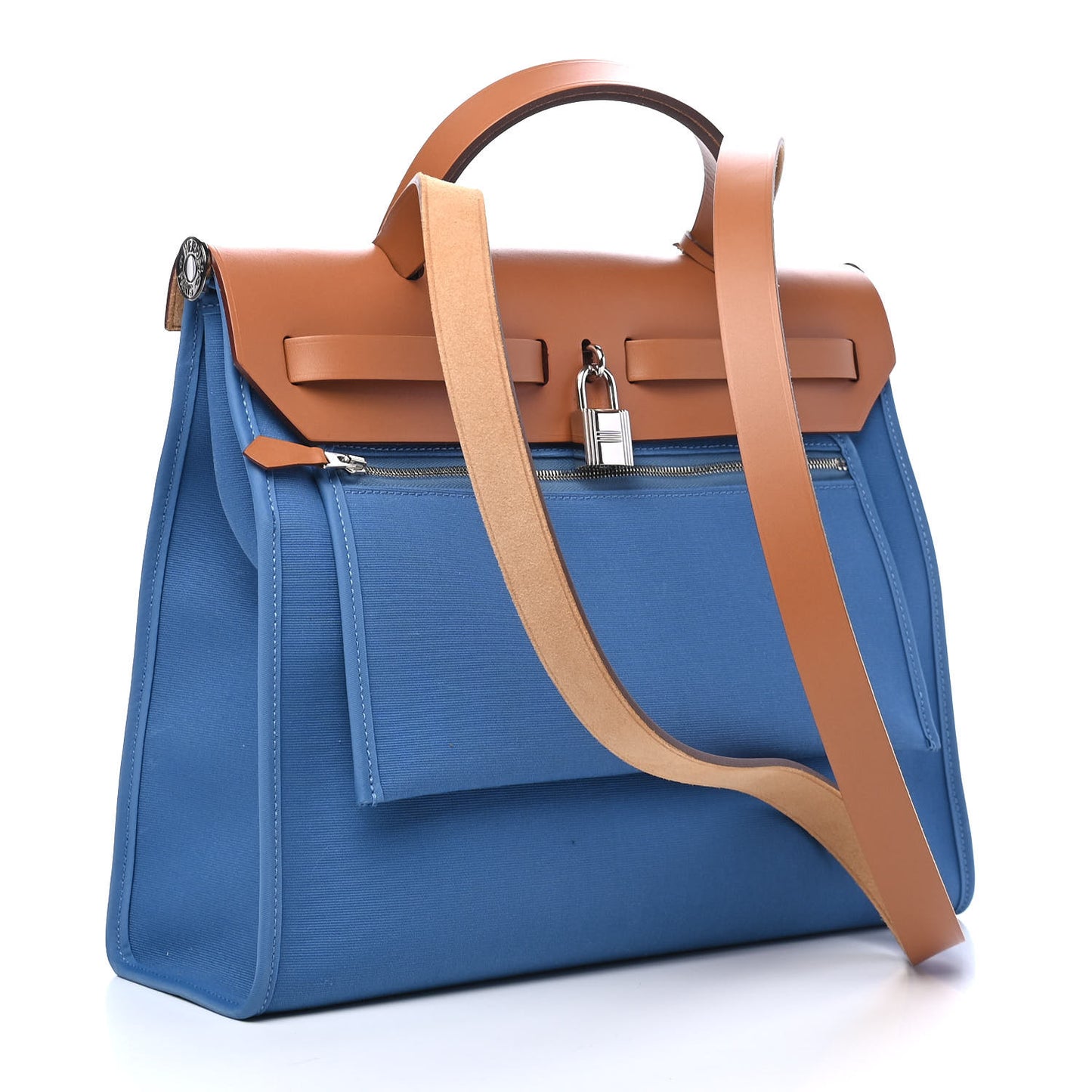 Vache Hunter Toile Herbag Zip 31 PM Azur Natural