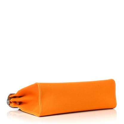 Hermes Vache Hunter Toile Herbag Zip 31 PM Jaune D'or 4 of 16