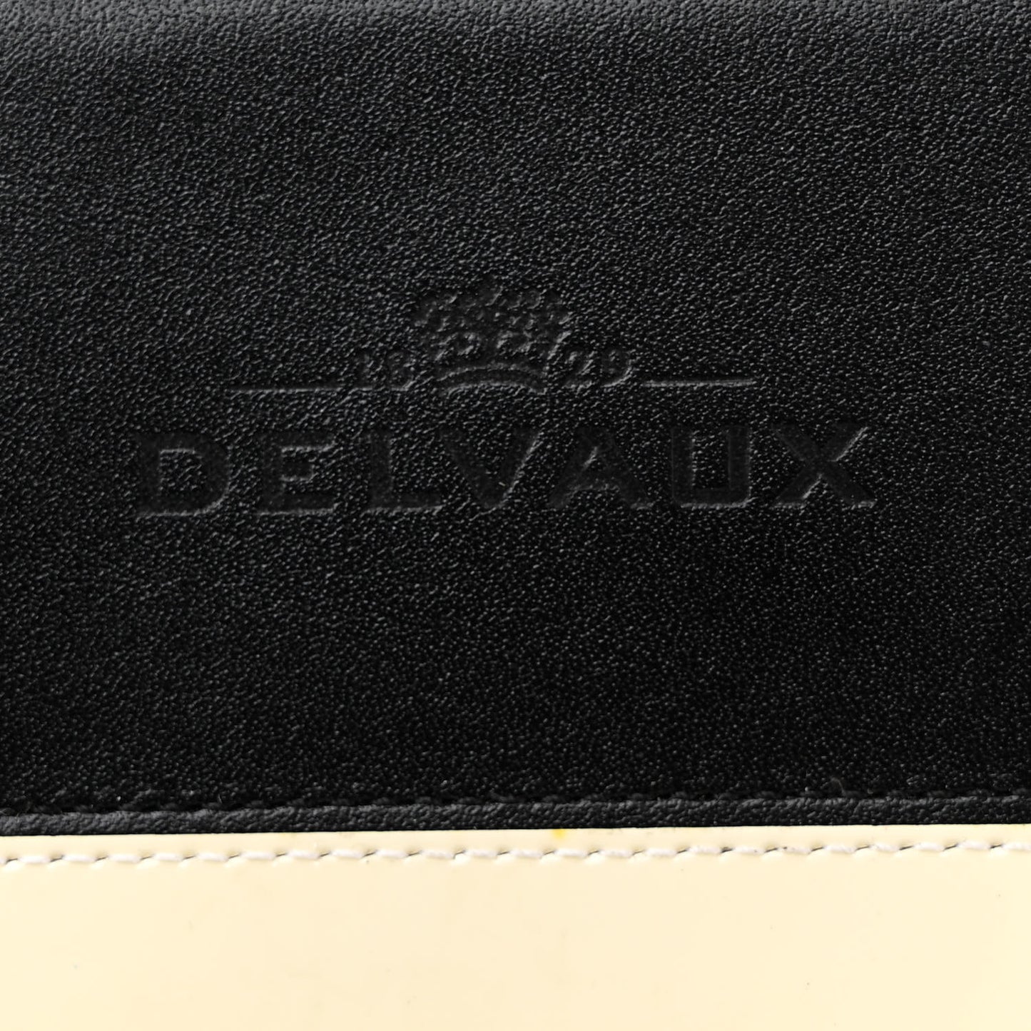 Calfskin Patent Calfskin GM Tempete Satchel Black White