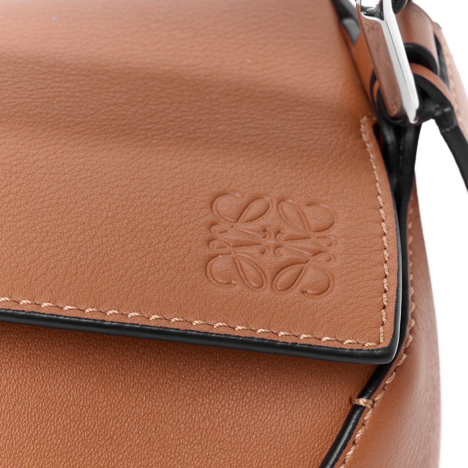 Loewe Calfskin Small Puzzle Edge Bag Tan 8 of 11