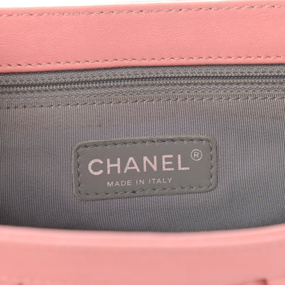 Chanel Washed Lambskin Quilted Mini Chain Around Messenger Pink 6 of 12