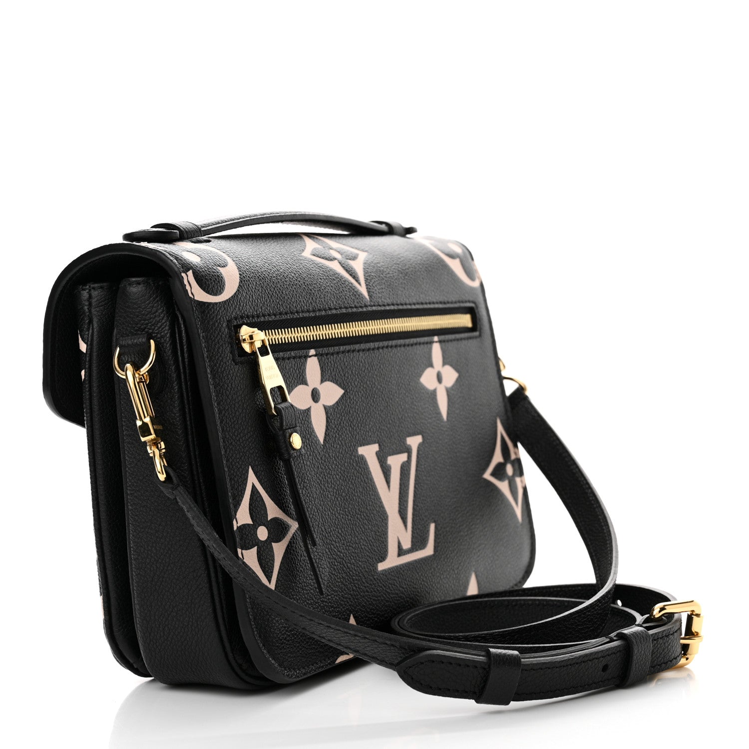 Louis Vuitton Empreinte Monogram Giant Pochette Metis Black Beige 3 of 10