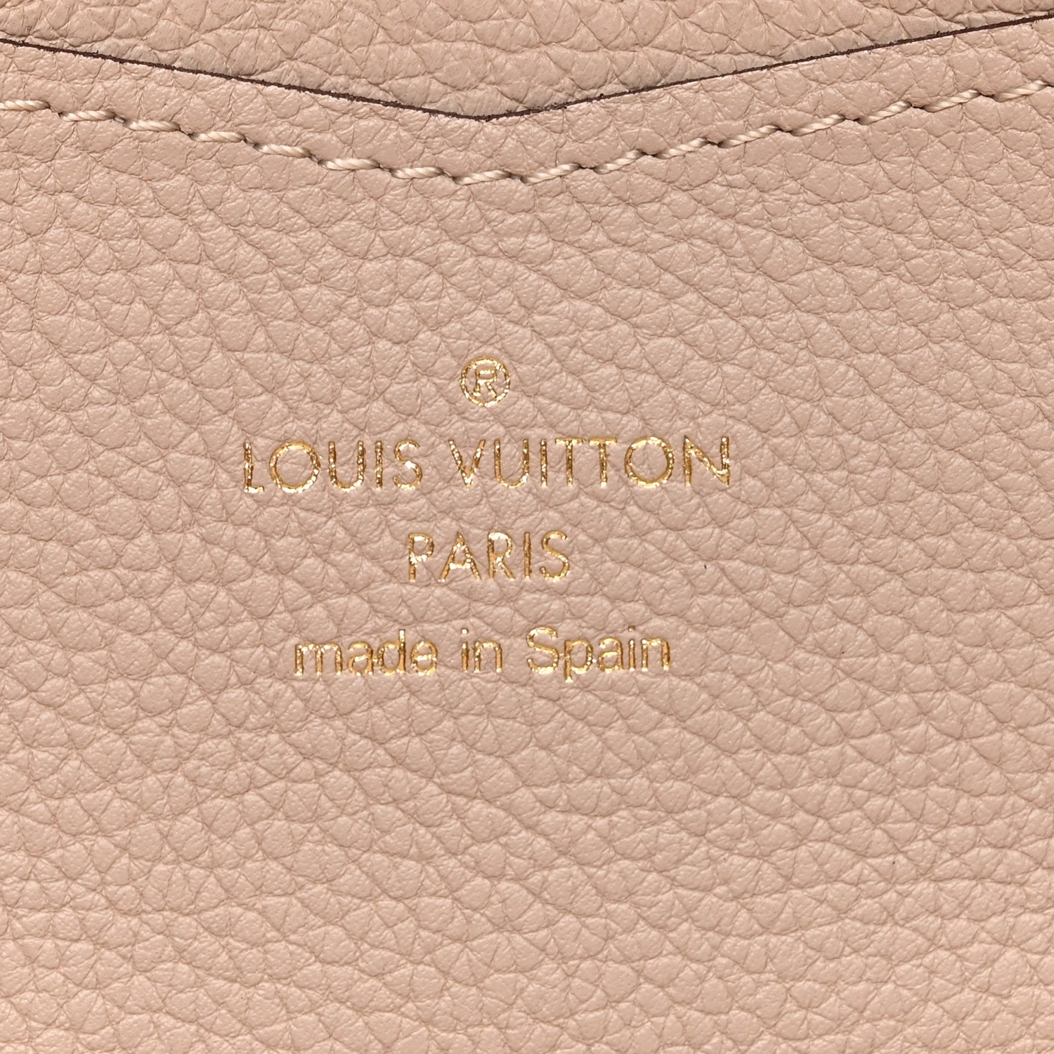 Louis Vuitton Calfskin Zippy Lockme Wallet Greige 6 of 6