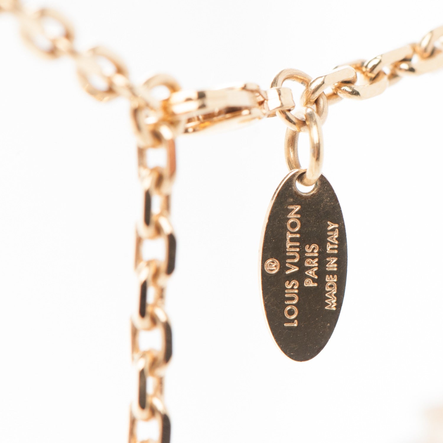 Louis Vuitton Graffiti PM Necklace Gold 5 of 6