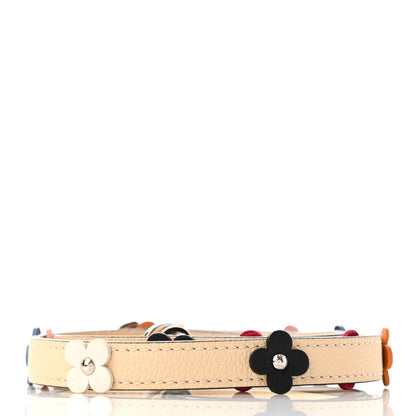 Louis Vuitton Calfskin Flowers Strap Creme 1 of 5