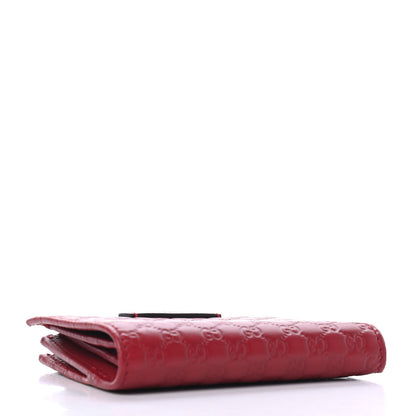 Gucci Microguccissima Bi-Fold Wallet Red 4 of 4