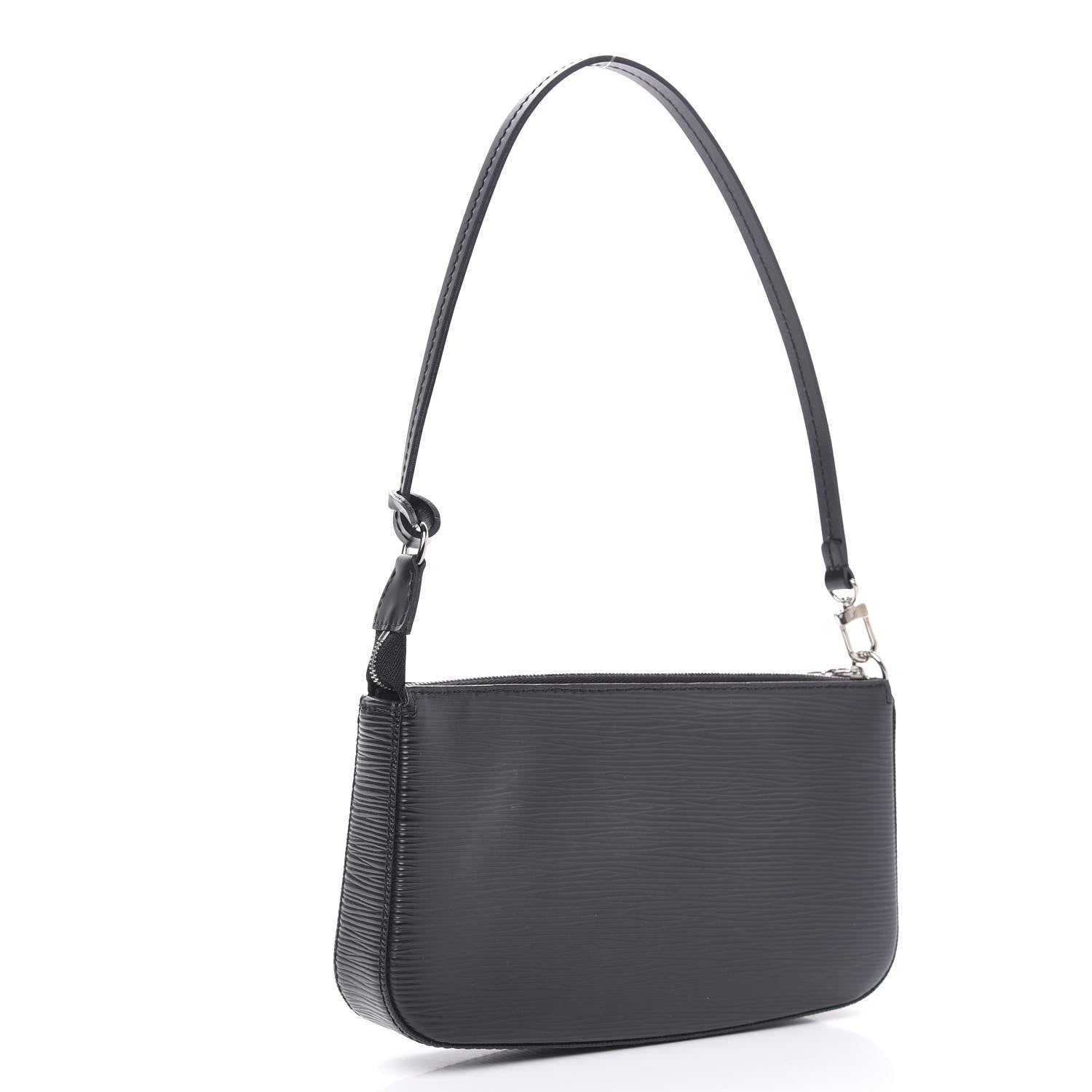 Louis Vuitton Epi Pochette Accessories NM Black 3 of 11