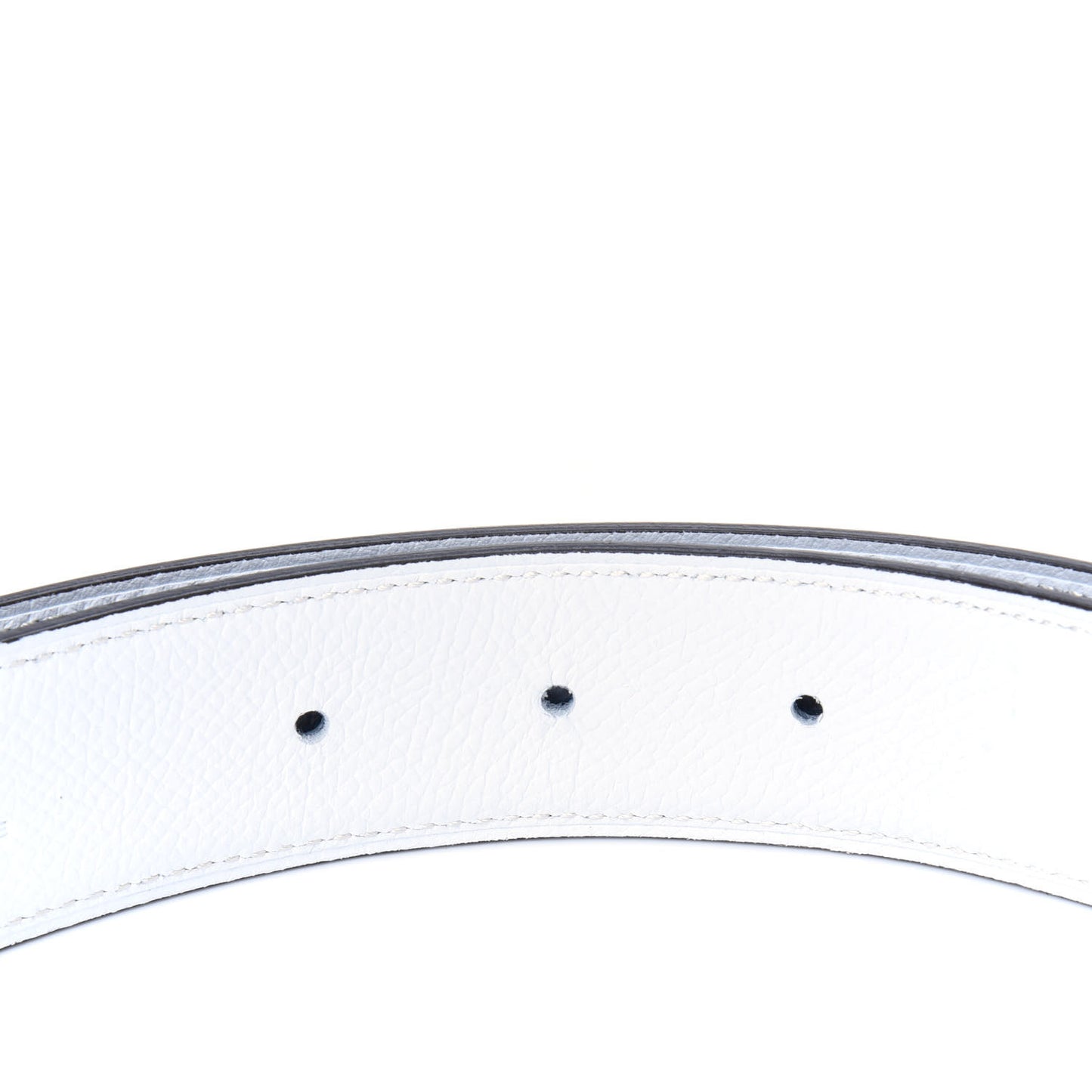 Epsom 32mm Belt Strap 85 Bleu Saphir White