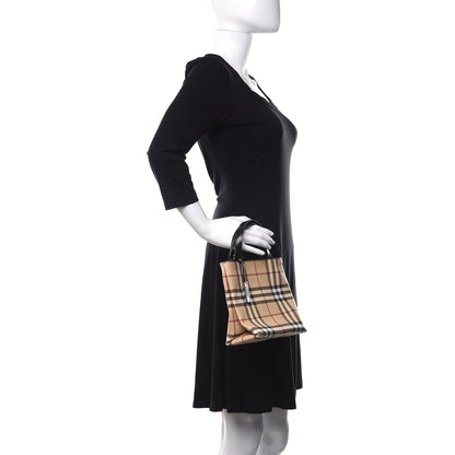Burberry House Check Small Tote Black 2 of 9