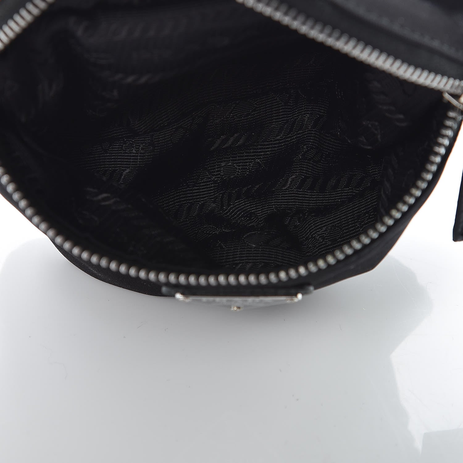 Prada Tessuto Nylon Wrist Pouch Black 5 of 7