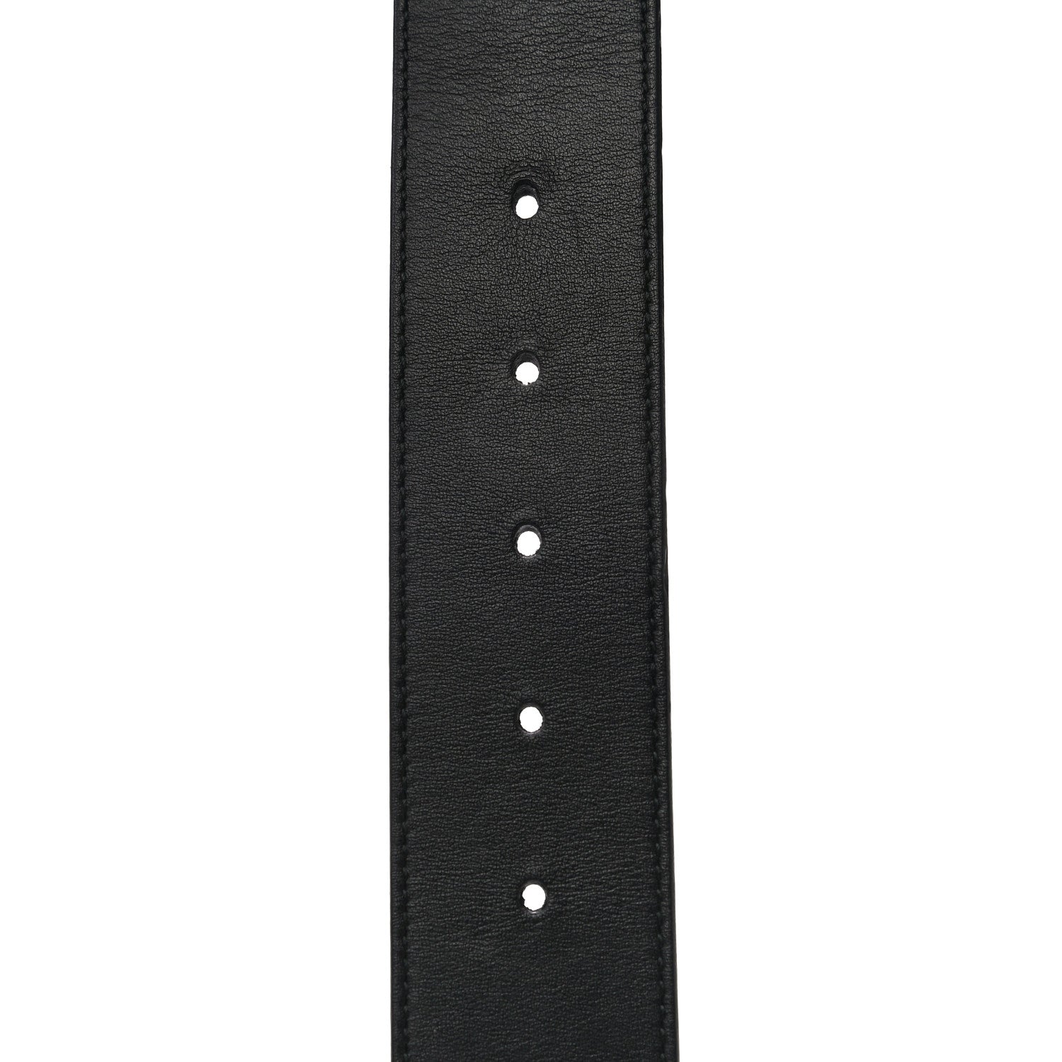 Gucci Moon Calfskin Pearl Double G 40mm Belt 80 32 Black Cream 8 of 10